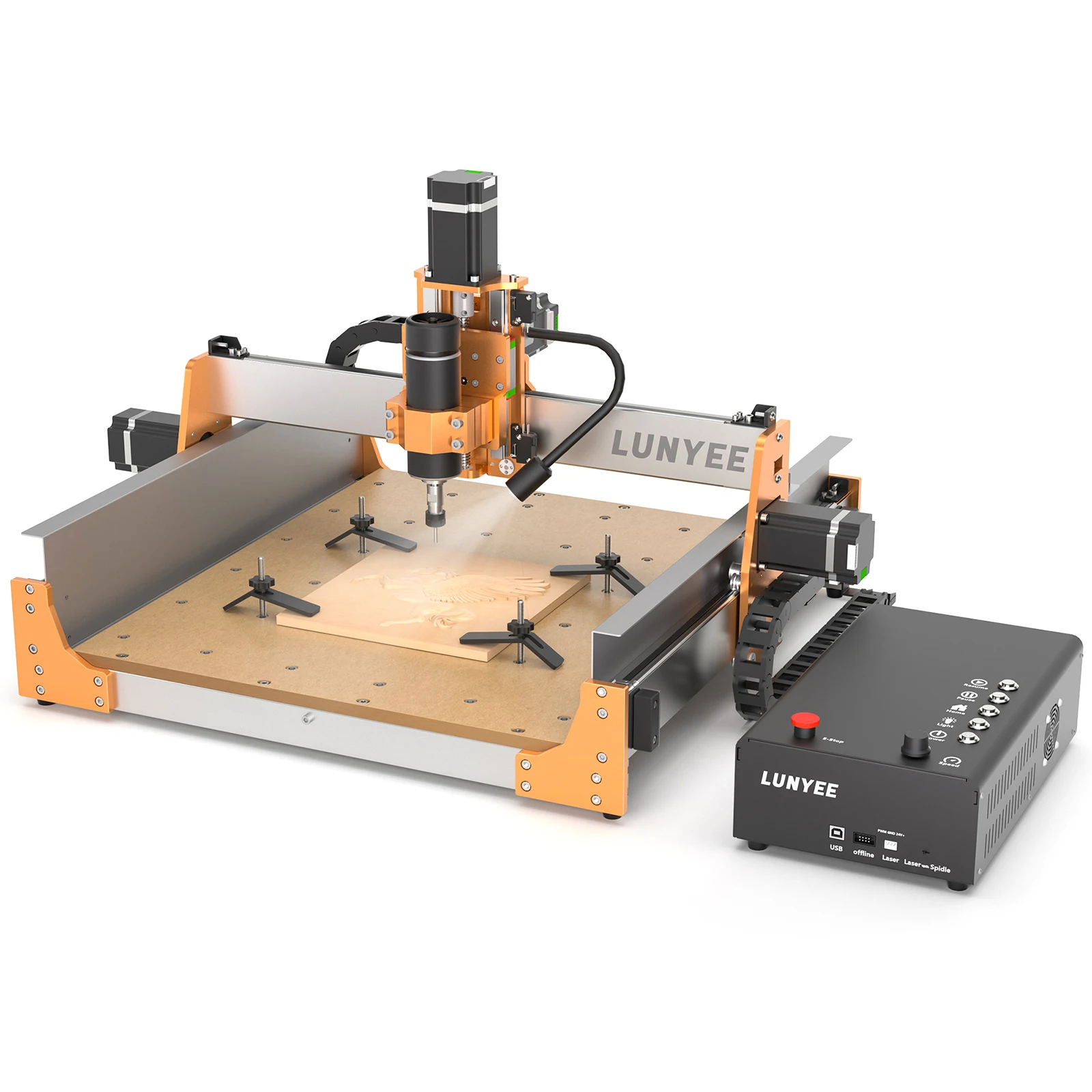 

CNC4040PRO MAX Engraving Machine CNC Router 500W spindle Support Laser Trimmer for CNC Woodworking Engraving Cutting