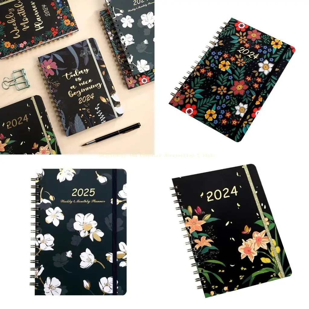 

Twin-coil Binding Planner Notebook Appointment Book Diary Journal Notebook