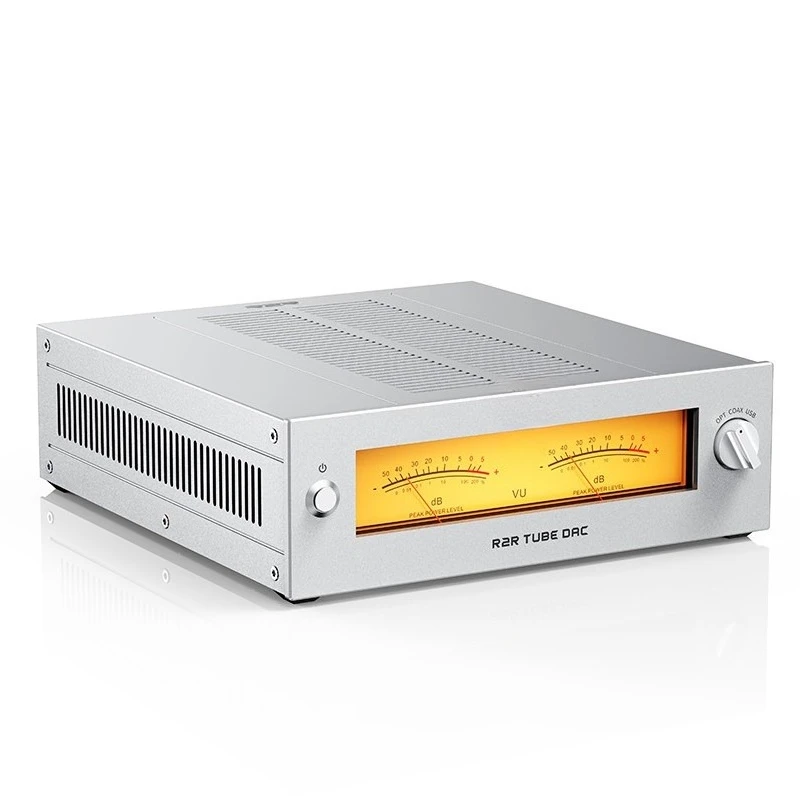 Fully Balanced 24Bit R2R Architecture, JJ E88CC Tube Buffer, USB/Optical/Coaxial Inputs，For R2R Tube DAC/Amp