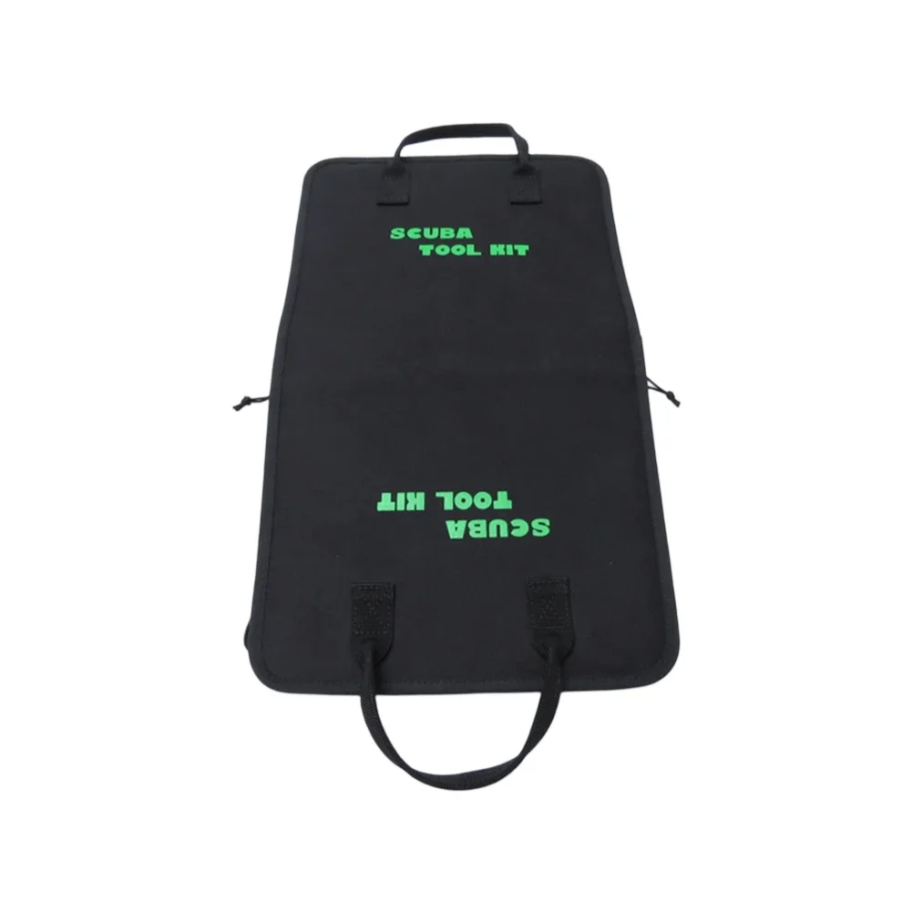 

Diving Scuba Regulator Tool Bag 26x21x5cm Elastic Fixing Strip Double Zipper Storage Bag Diving Maintenance Tools Accessories