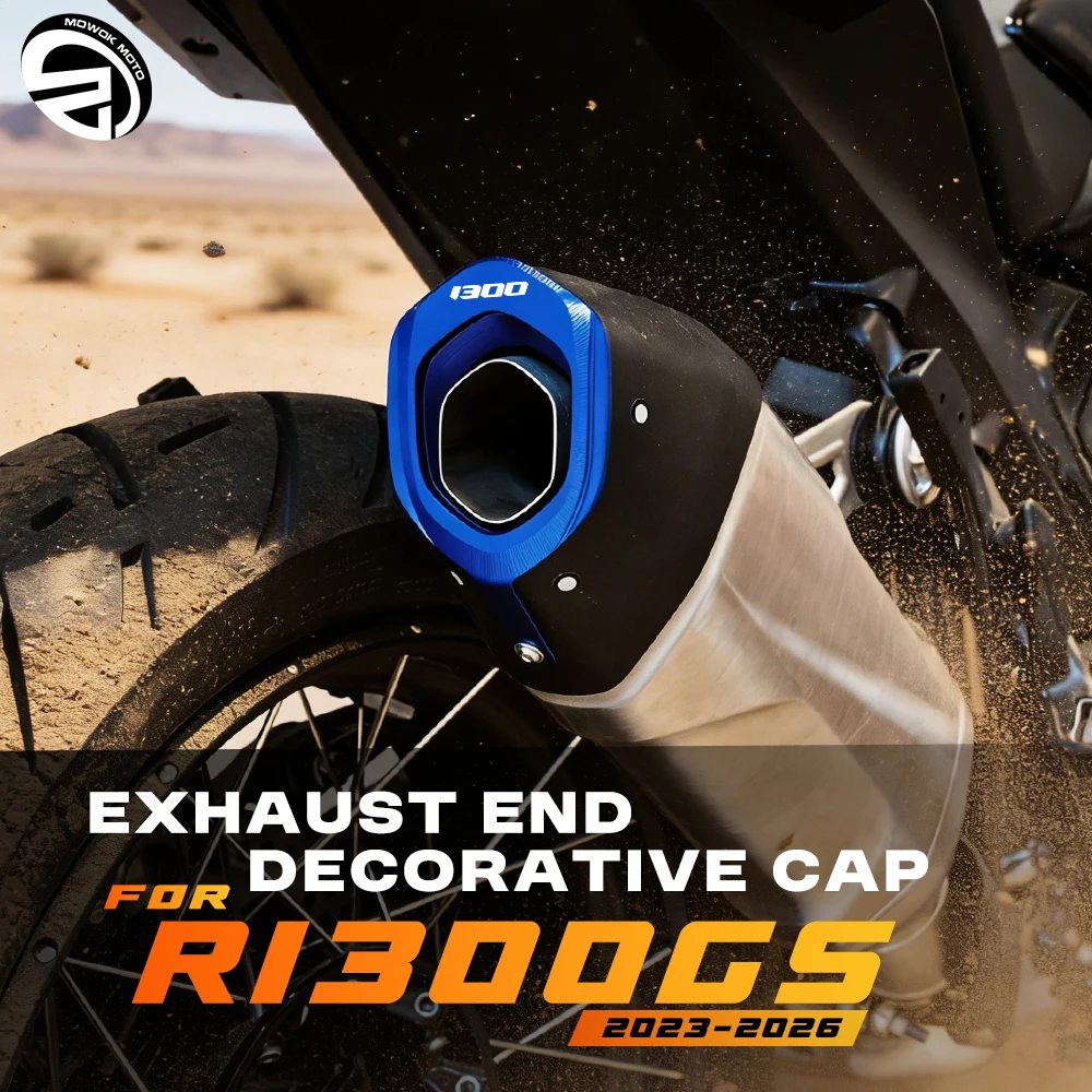

For BMW R1300GS ADVENTURE 2025 R 1300 GS GS1300 ADV 2023-2026 Motorcycle Aluminum Exhaust End Trim Cover Muffler Decorative Cap