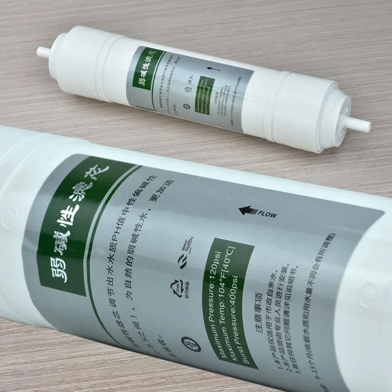 خرطوشة فلتر مياه كورية من قطعة واحدة ، قلوية ، اتصال سريع ، ضعيفة ، 11 إنش