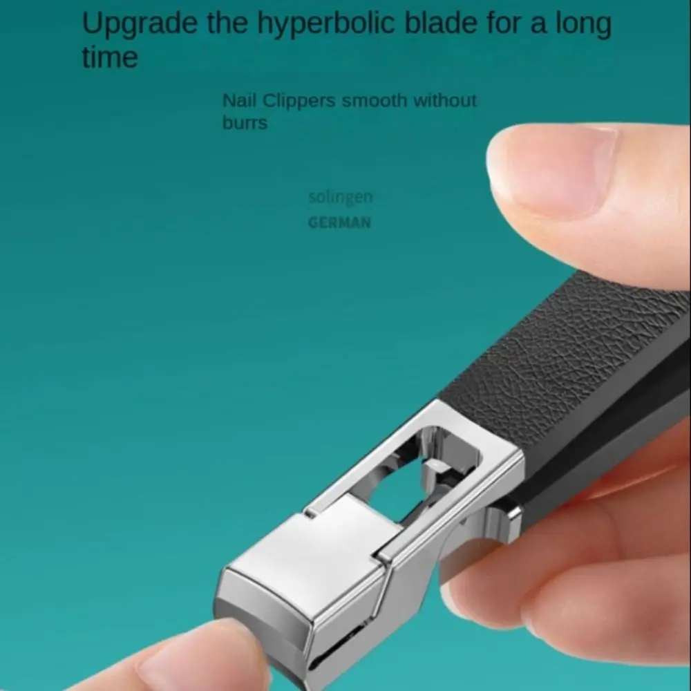 الفولاذ المقاوم للصدأ مكافحة سبلاش مسمار المقص الأظافر سميكة تو نام أظافر مسمار المقص الأنظف شقة أظافر أظافر القاطع المنزلية #2