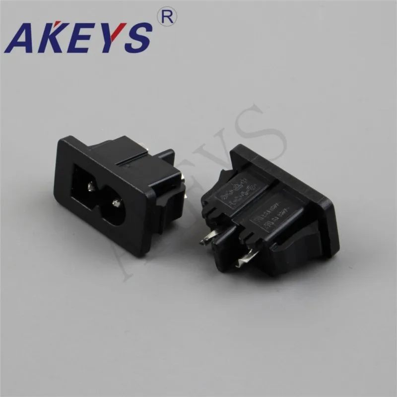 10 PCS AC-009D eight character socket type switch AC power socket switch for computer