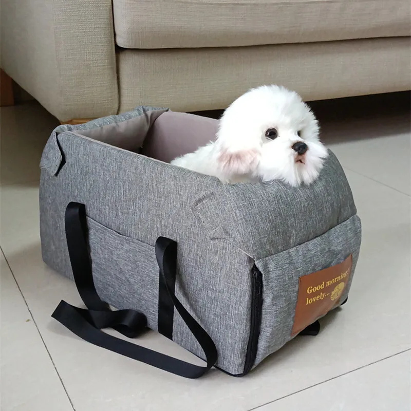 Travel Cat Dog Bed Transport Portable Car Central Safety Pet Seat Cat Dog Carrier Protector For medium/small Dog  Bag Accessorie