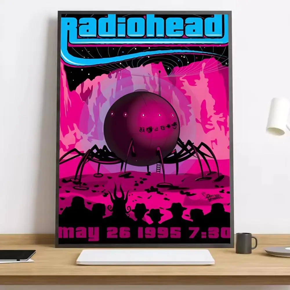 R-Radiohead Band Rainbow Painting Calligraphy HD-Leinwandposter für Wohnzimmer, Schlafzimmer, Bar, ästhetische Dekoration – Detail 16