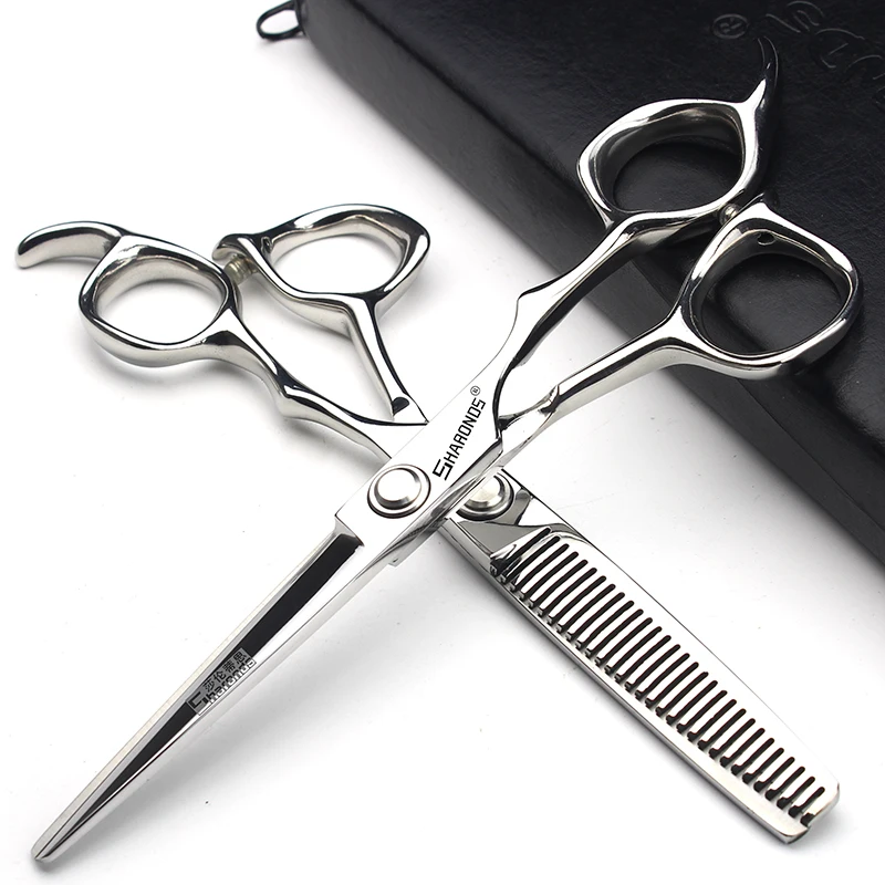 

Professional Tools Hair Scissors 6-inch 6.5-inch Barber Shop Hairdressor's Special Scissors Flat Teeth Cutting Set.