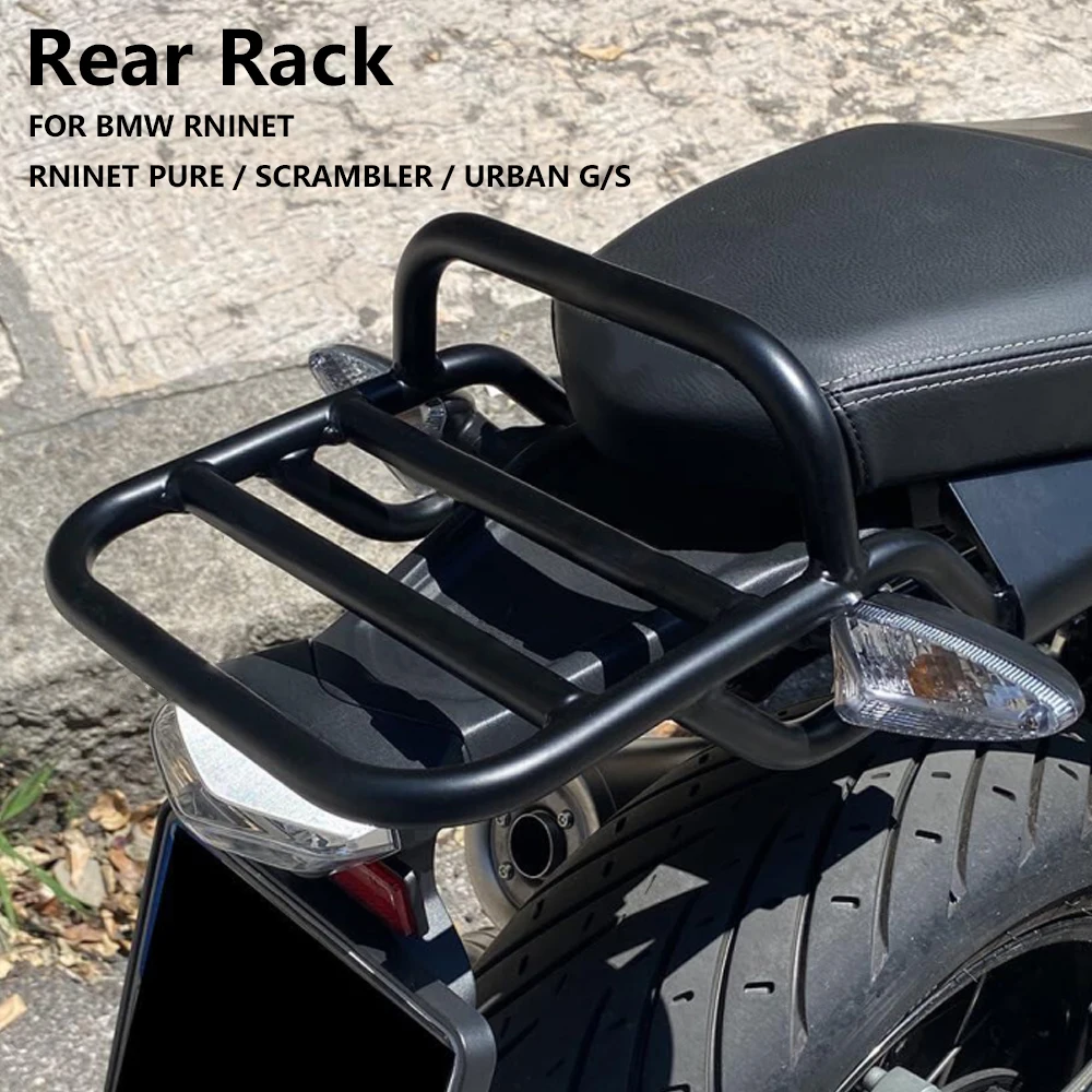 

New Motorcycle Black Rear Rack Luggage Bags Bracket Fit For BMW R9T RNINET Rninet Scrambler R Ninet Pure R NINE T Urban G/S