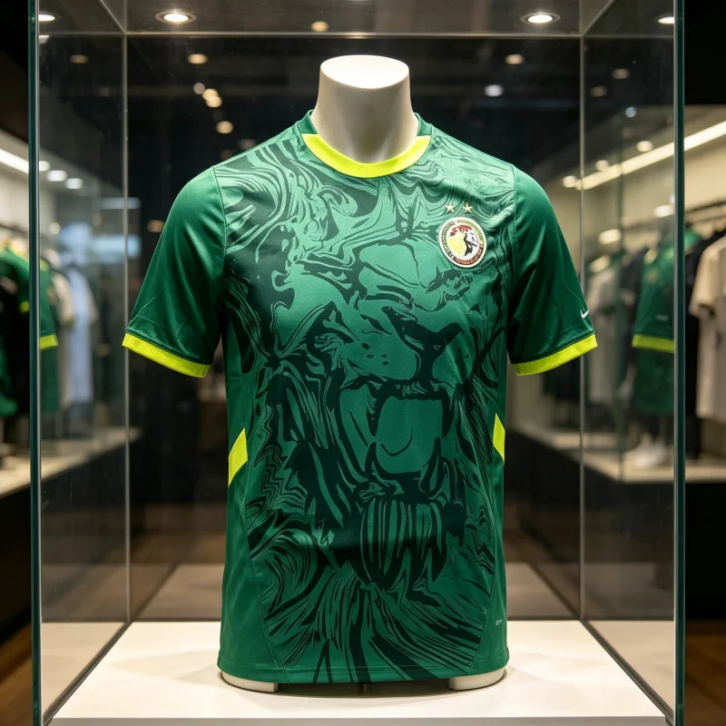 2026 Summer Parent Child Hot Selling 3D Printed Cameroon Football T-shirt Outdoor Sports Fast Drying Breathable Family Kids Tees
