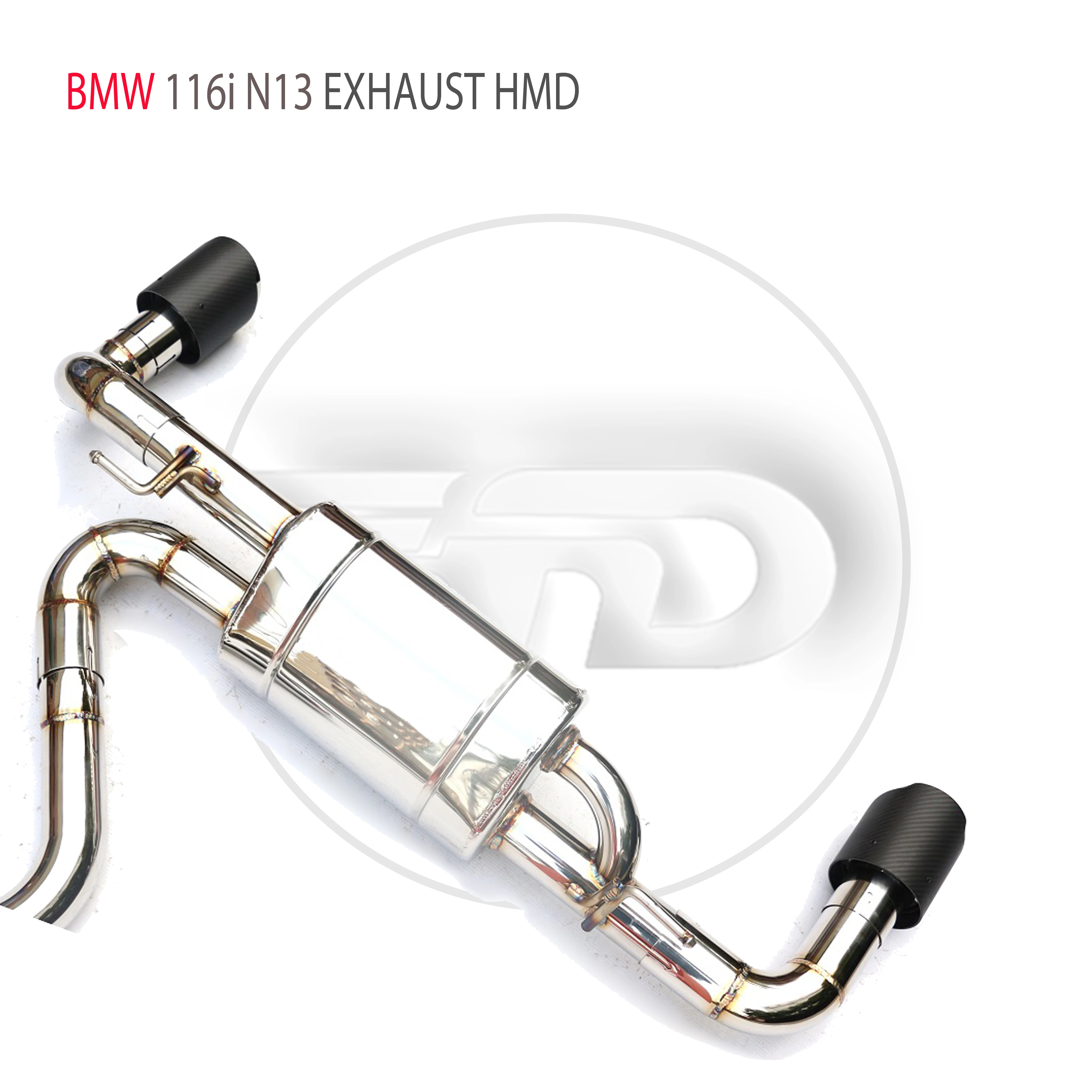 

HMD Stainless Steel Exhaust System Performance Catback for BMW 116i N13 1.6T Auto Replacement Modification Electronic Valve
