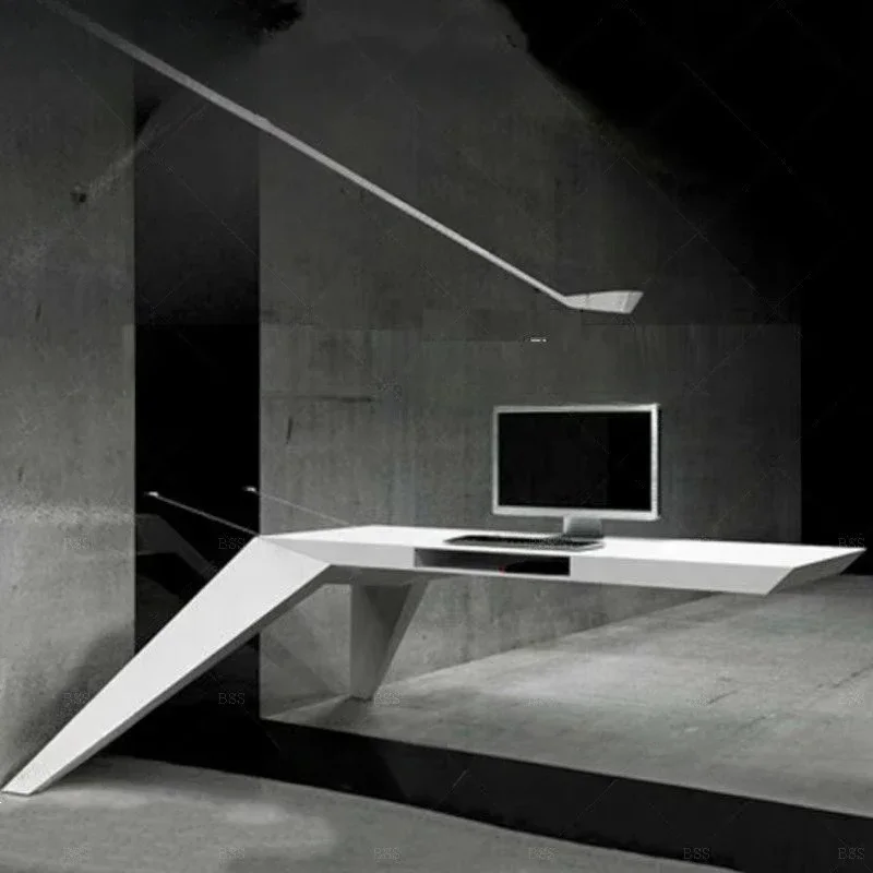 Floating desk Unique boss desk Wall hanging Cool computer desk