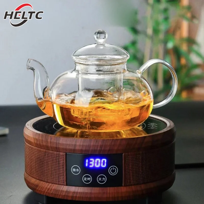 Heat Resistant Glass TeaPot Glass Teapot With Infuser Tea Leaf Herbal Coffee Pot Tea Set Puer Oolong Pot Flower TeaCup