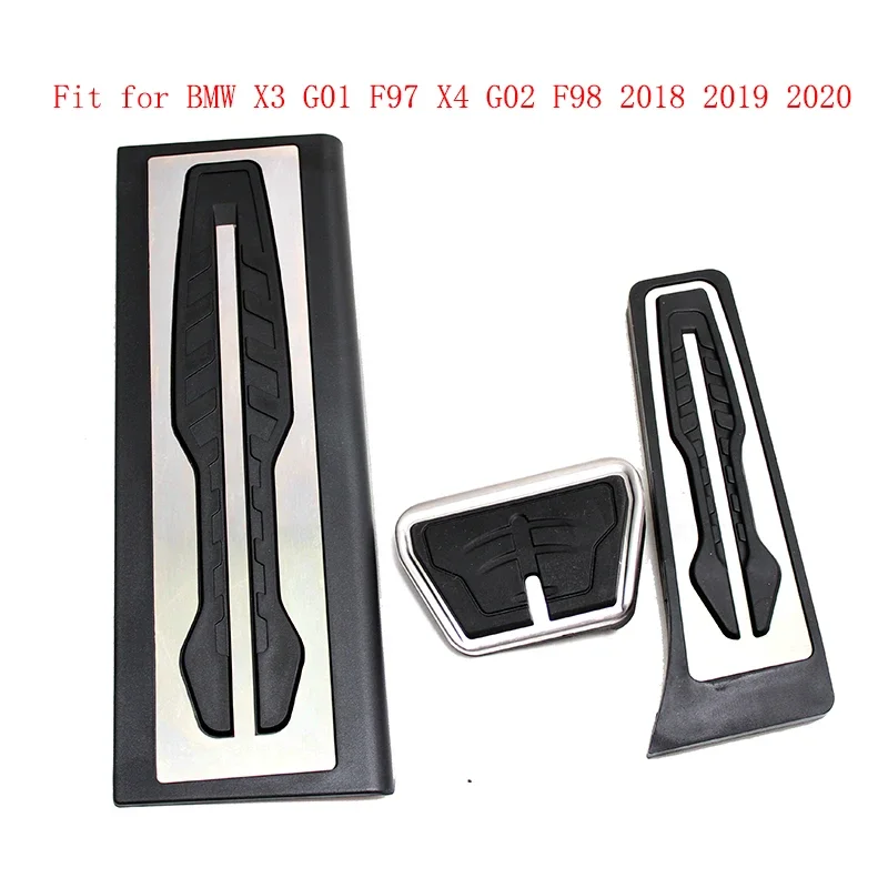 Accelerator Pedal and Brake Pedal Cover Set for BMW X3 X4 X5 X6 2 3 4 5 6 7 Series G20 F30 G30 G11 G01 G02 G05 F15 F16 F22 F25