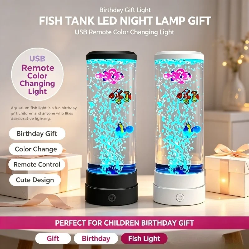 Photography Lighting Mood - LED Fish Light Aquarium USB Remote