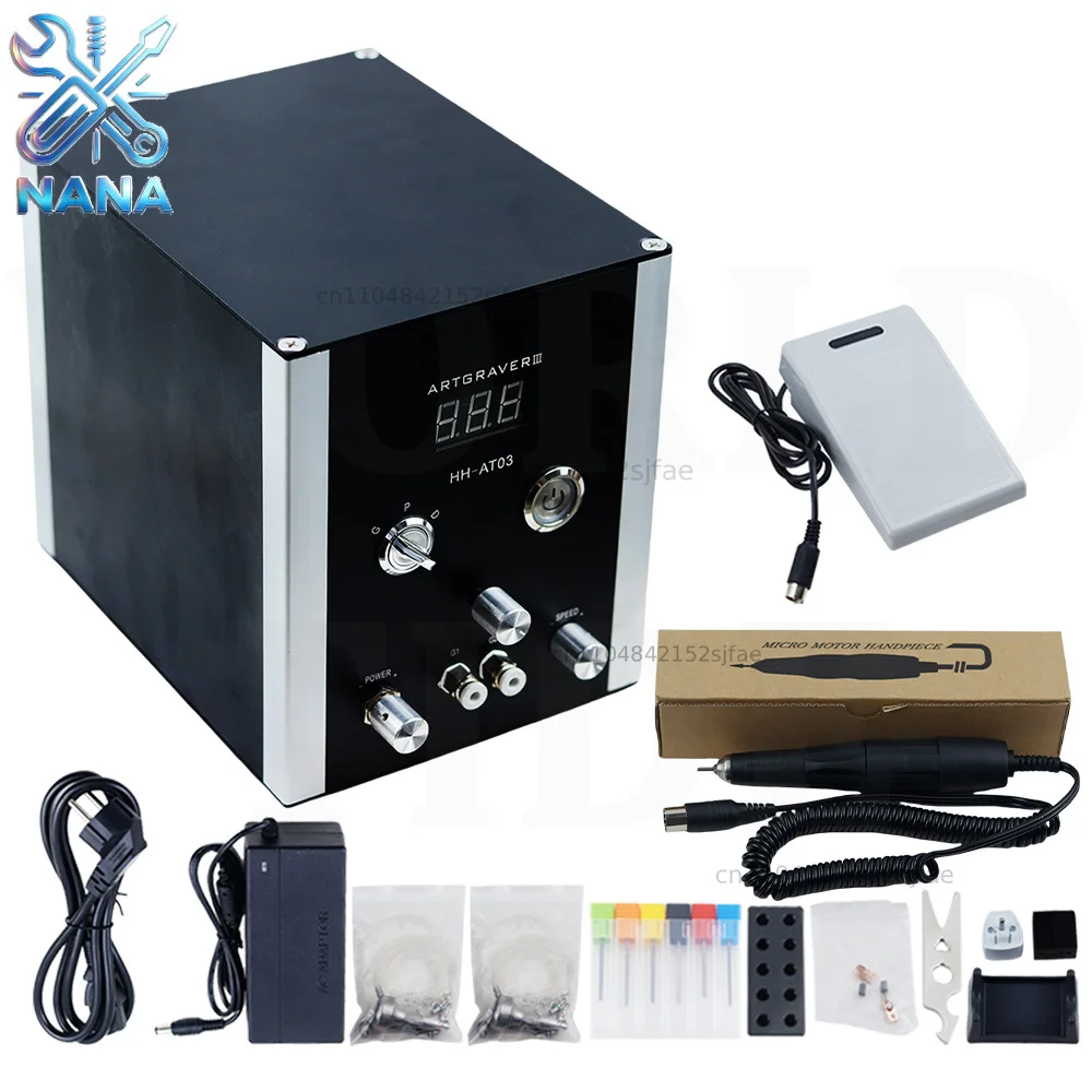 AT03 New Type No Need Air Compressor Art Engraving Machine High Speed Graver Grinding Machine