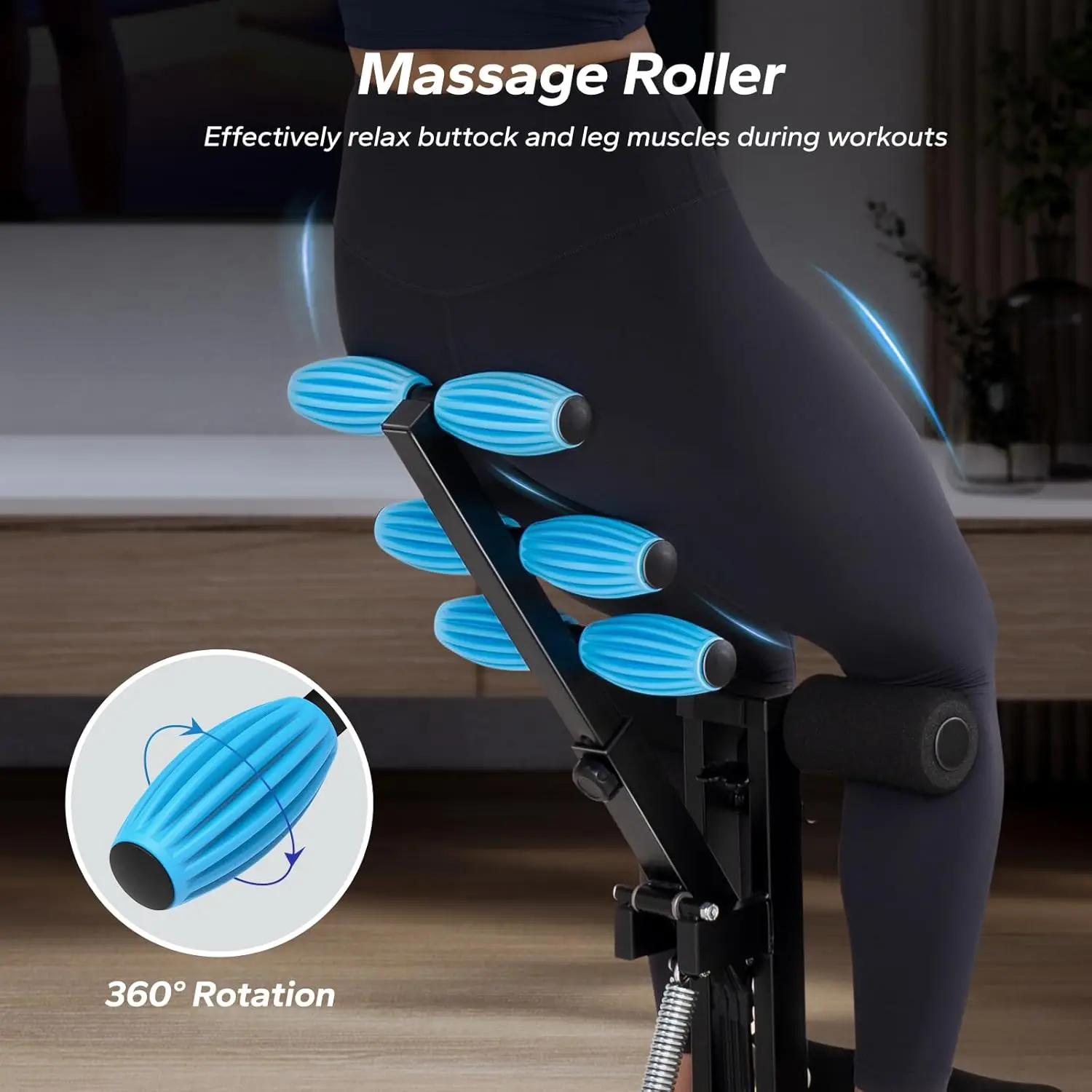 Deep Squat Machine for Women, Adjustable Glutes Trainer Machine, Core Leg Push Up Workout Machine for Home Gym image 4
