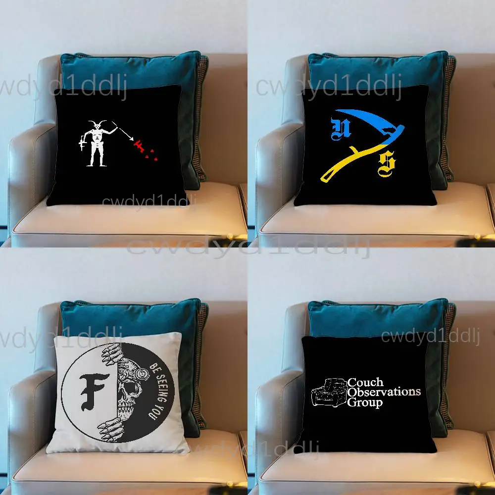 

F-Forward Observations Group Pillow Case Short Plush Sofa Decorative Gift Home Double-sided Printing Cushio