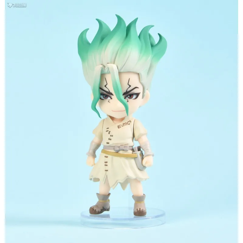 Bandai genuíno figuarts mini série versão normal 041 pedra deus qiankong e 042 luz névoa ilusão estatuetas japonesas coletar