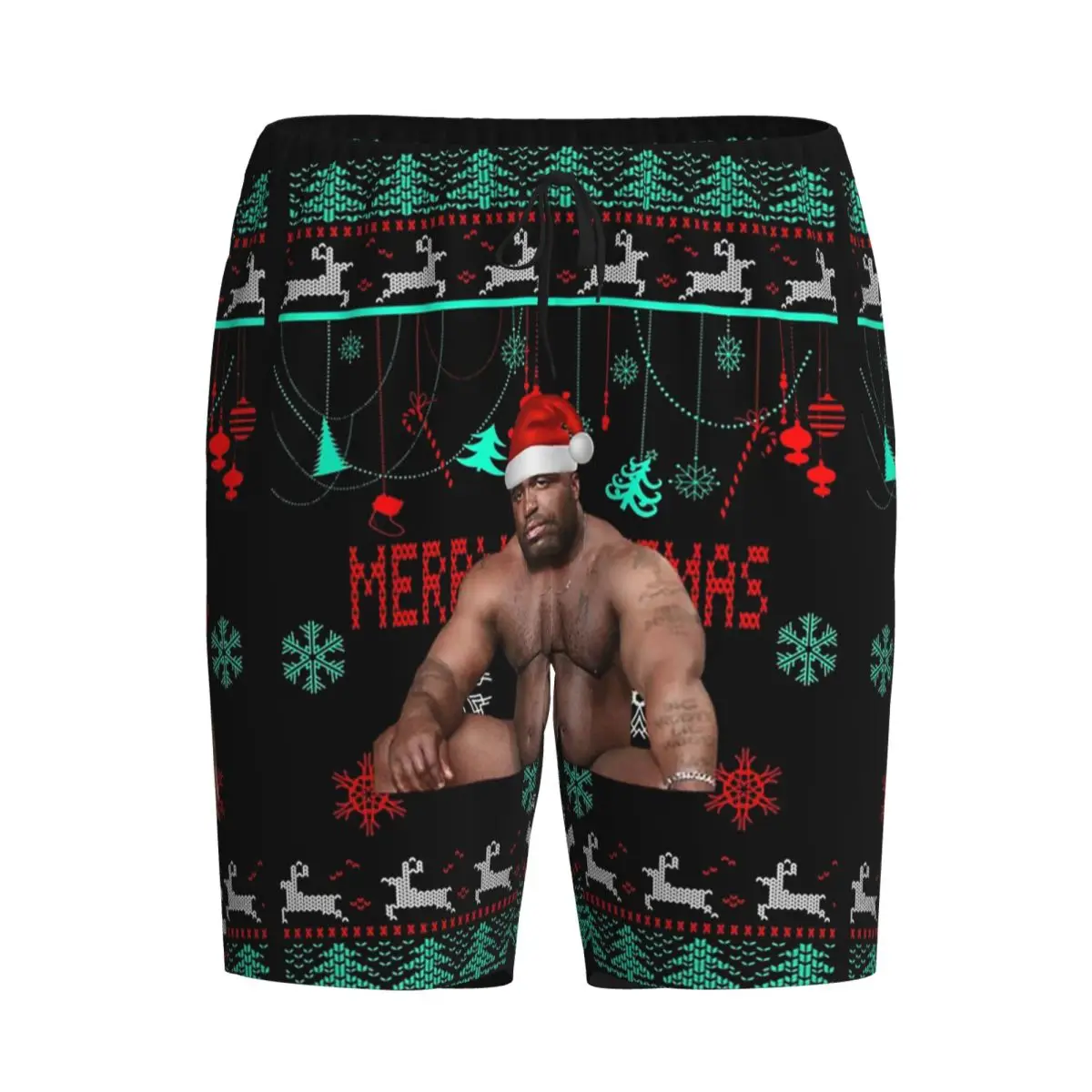 

Custom Barry Wood Christmas Shorts Sleeping Pants Men Pajama Pants Lounge Sleep Sleepwear Bottoms