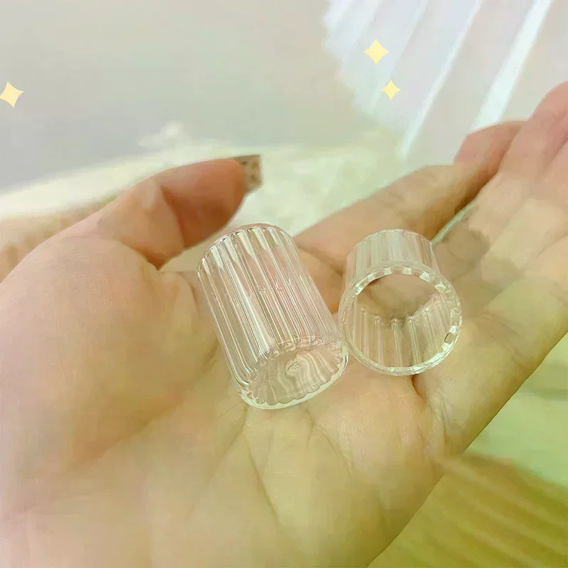 1pc Nail Cup Crystal Cup Acrylic Liquid Bowl Holder Wash Nail Pen Dish Dappen Manicure Tool