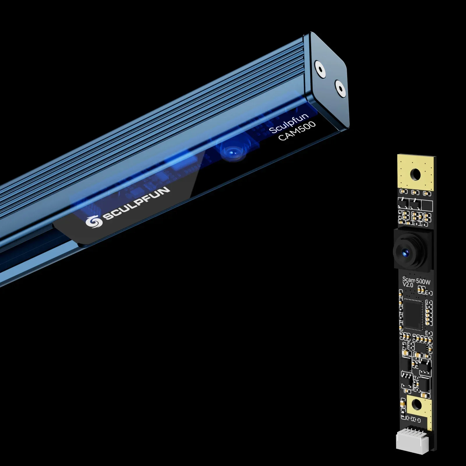 SCULPFUN CAM500 Fotocamera per Sculpfun S6/S6pro/S9/S10/S30 Ultra Series 120 Obiettivo grandangolare per macchina per incisione laser Sculpfun