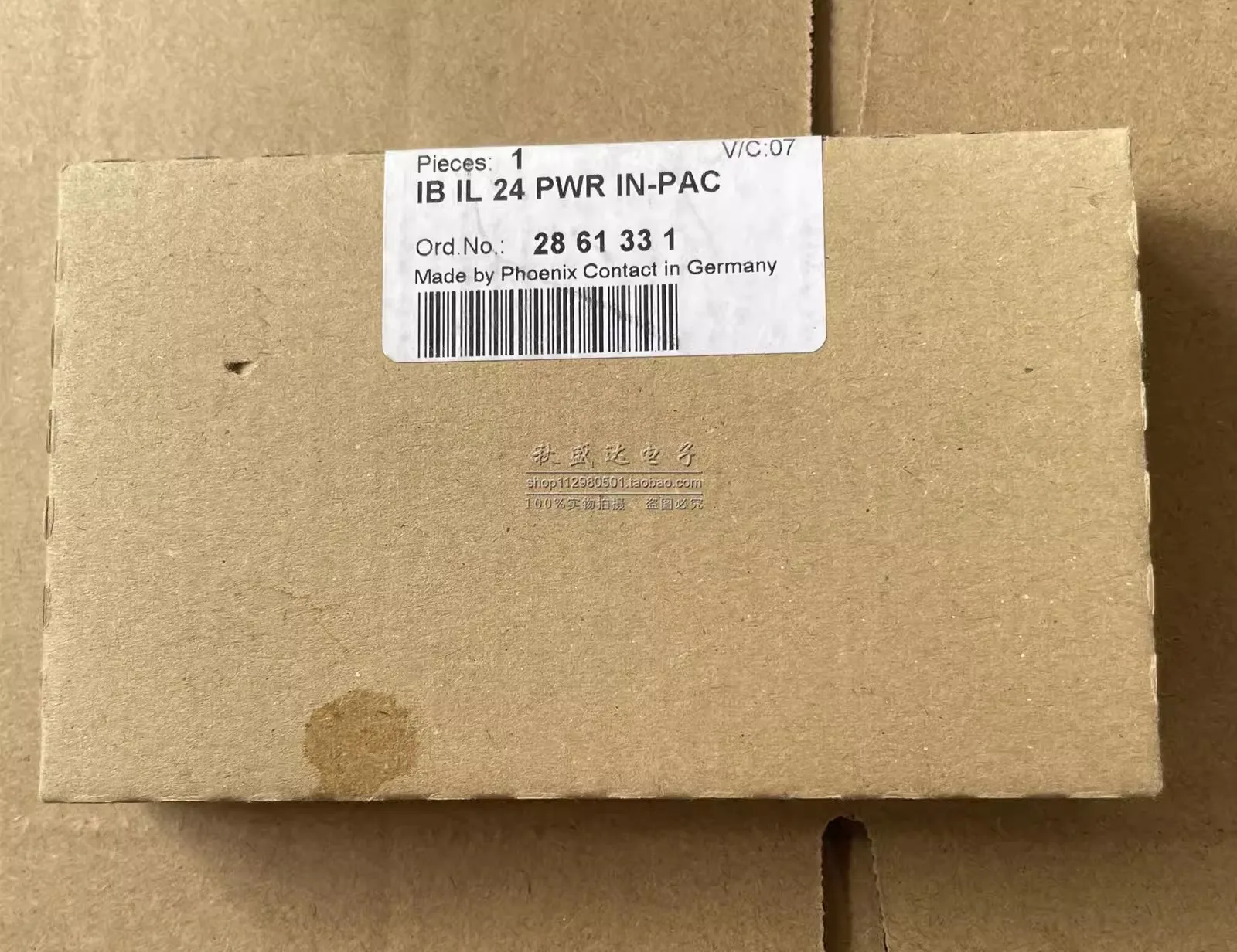 New Original Phoenix Module IB IL 24 PWR IN-PAC Order No. 2861331