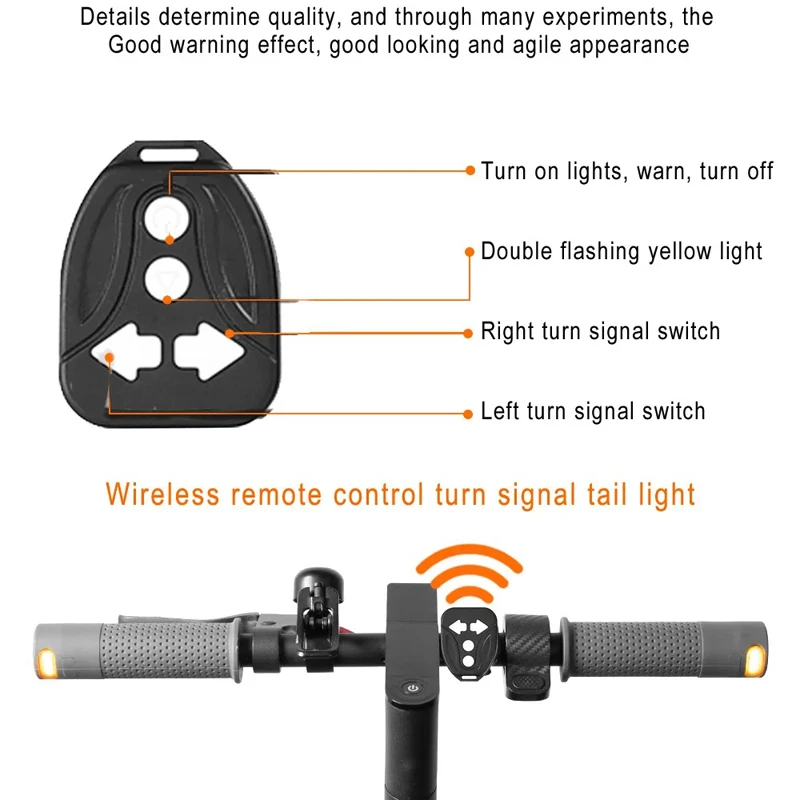For Ninebot Max G30 ES series for Xiaomi M365/Pro MI5 Electric Scooter Handle Grips Turn Signal Light LED Lamp Handlebar Grip - view 5