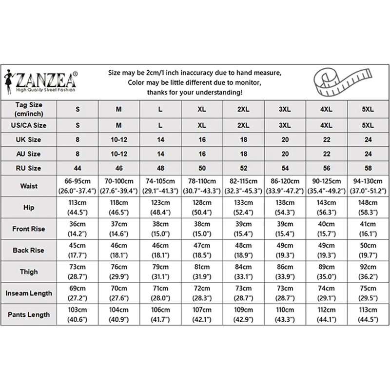 ZANZEA Women's Loose Wide Leg Pants Minimalist Casual Elastic Waist Inverted Pleats Solid Color Trousers Commuting Woman Palazzo