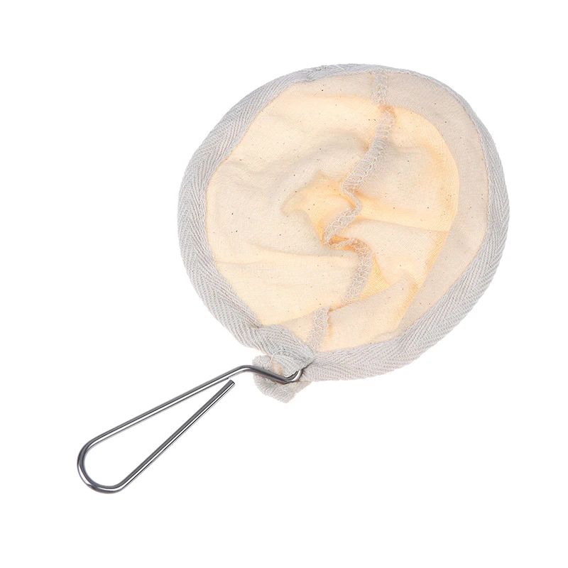 

1 шт. многоразовый фильтр-сетка из фланелевой ткани для кофе и чая, с защитой от коррозии, для заваривания в кофейнике, кухонные принадлежности