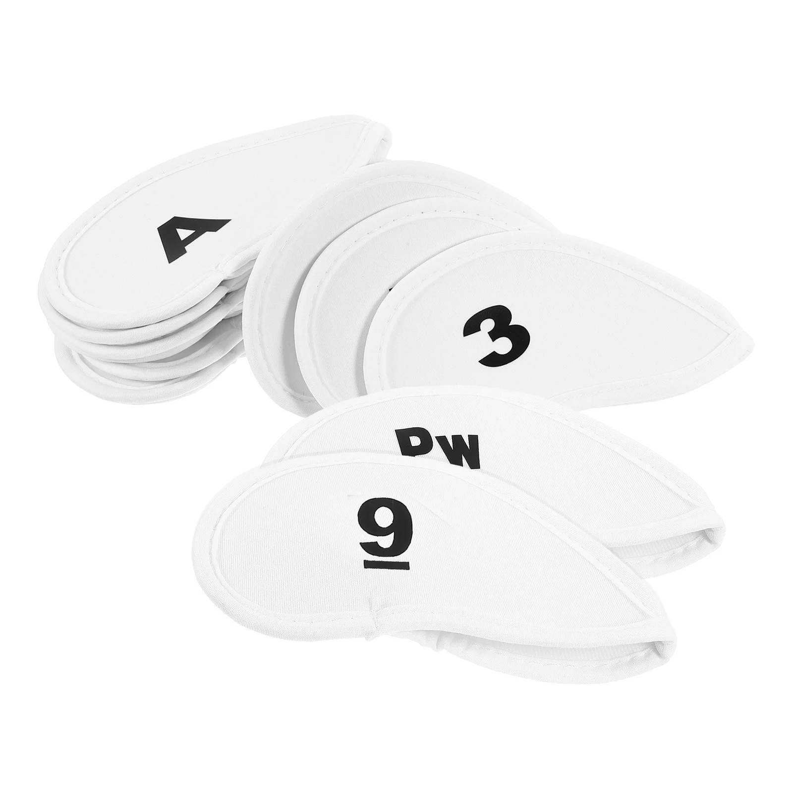 

10 Pcs Iron Head Cover Golfing Supplies Club Covers Golfs Protector Cloth Accessory