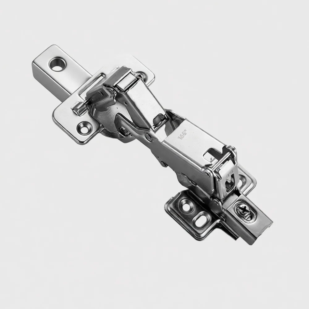Heavy Duty Hydraulic Damping Hinge 180 Degree Full Overlay Door Hardware Furniture Cabinet Fittings For Modern Home Wardrobe