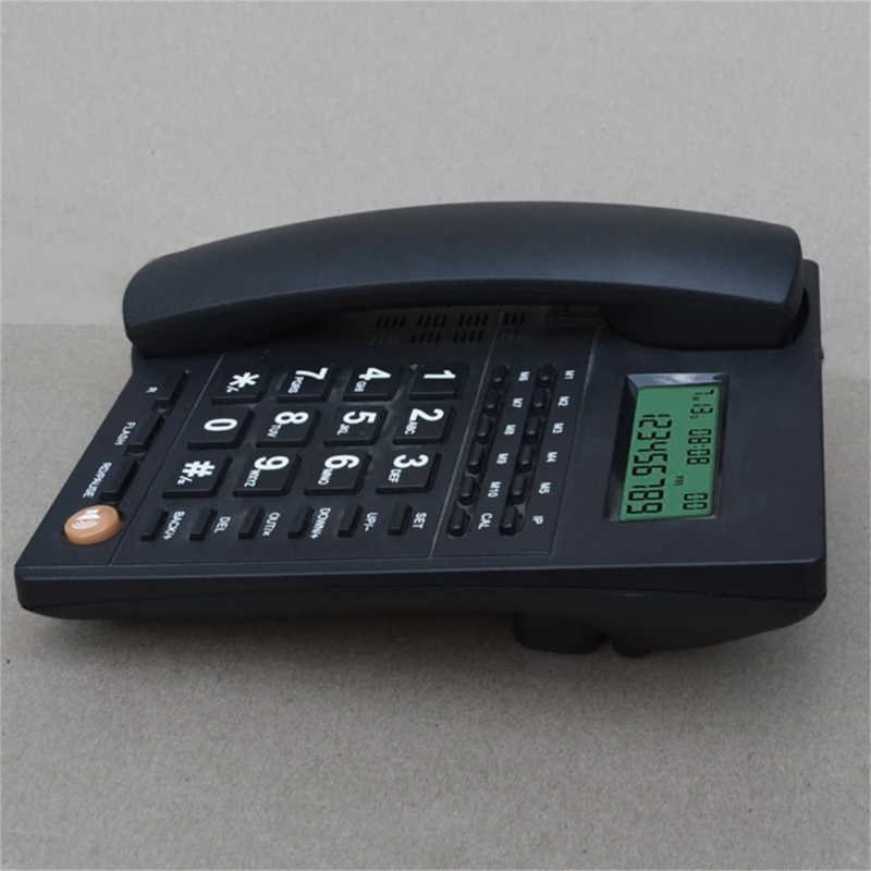 Corded Telephone Landline Telephone Big Button Landline Phones with Caller Identification for Front Desk Home Hotel