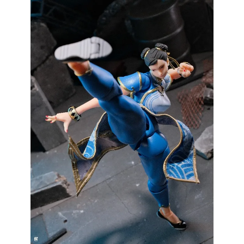 

[only Clothes] 1/12 Scale Toys Street Fighter Chun-Li Handmade Clothes Cloth Skirt Model for 6'' Shf Action Figures Body