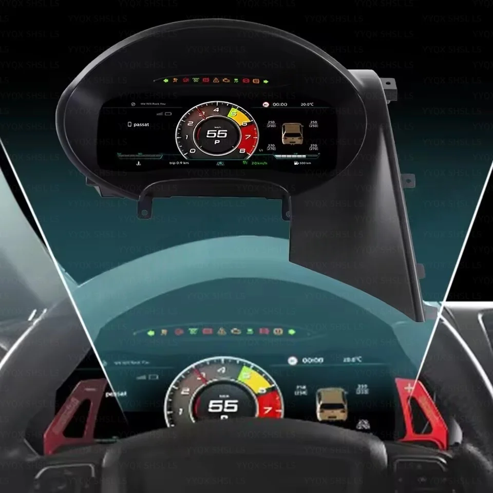 

12,3-дюймовый цифровой приборный экран для Volkswagen SEAT Leon 2009-2012, ЖК-мультимедийный плеер, приборная панель