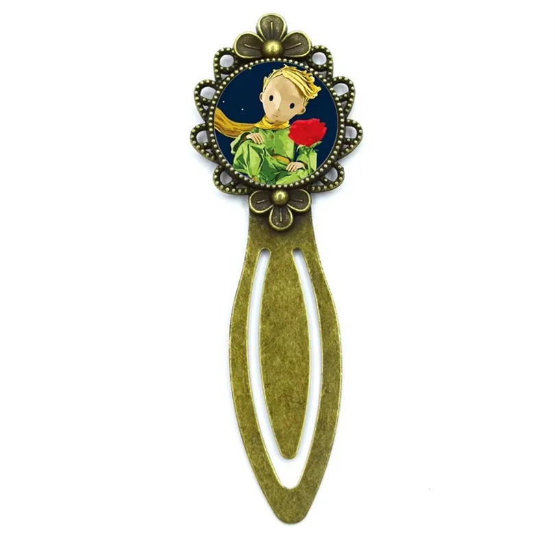 Little Prince Collection Bookmark Book Mark Label Glass Gems Book Page Marker For Gift School Office Decor