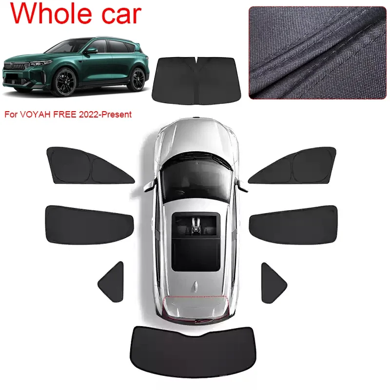 

Car Privacy Sun Shade Window Covering UV Block Thermal Insulated For VOYAH FREE 2022-Present Auto Anti-UV Sunshade Mat Accessory