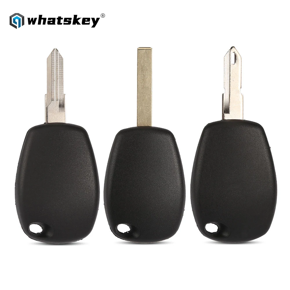 

WhatsKey Remote Car Key Shell Case Cover For Renault Logan Without Button NE73/VA6/VAC102 Blade Key Replacement Auto Accessories