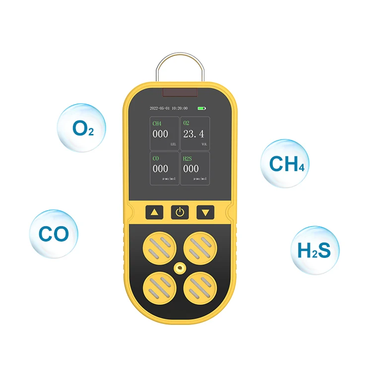 Detector Portability Factory price portable multi gas detector gas monitors 4 gas detector