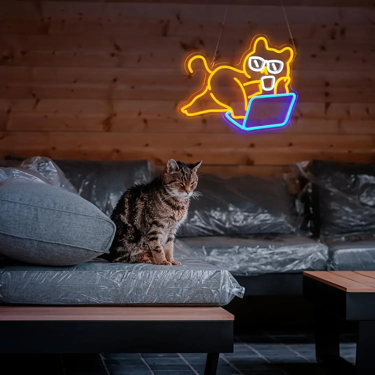 Letrero de luz de neón con ordenador para decoración de pared, luz de neón LED L para fiesta, Club, Bar, Hotel, restaurante, decoración de habitación, regalo de cumpleaños