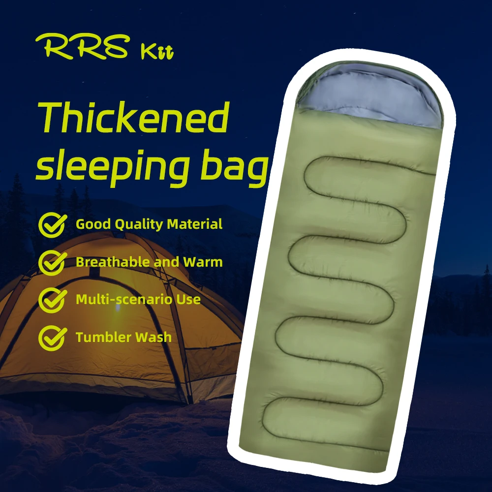 1.8/2.4/3.5KG Thickened and Widened Winter Sleeping Bag -0 ℃ -15 ℃ Cold-proof Waterproof and Warm Outdoor Cotton Sleeping Bag