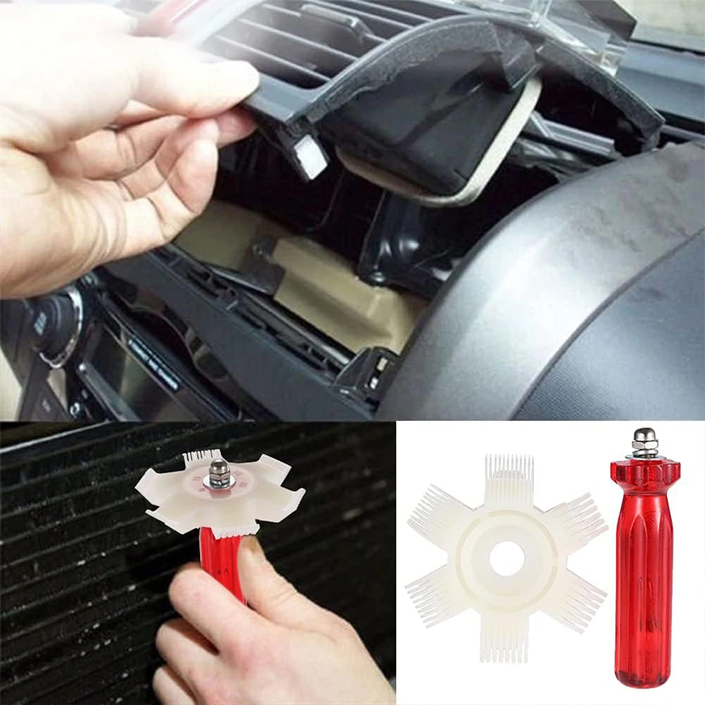 1pcs Heat Sink Air Conditioning Fin Comb Radiator Condenser Cleaner Repair Tools Fin Straightener