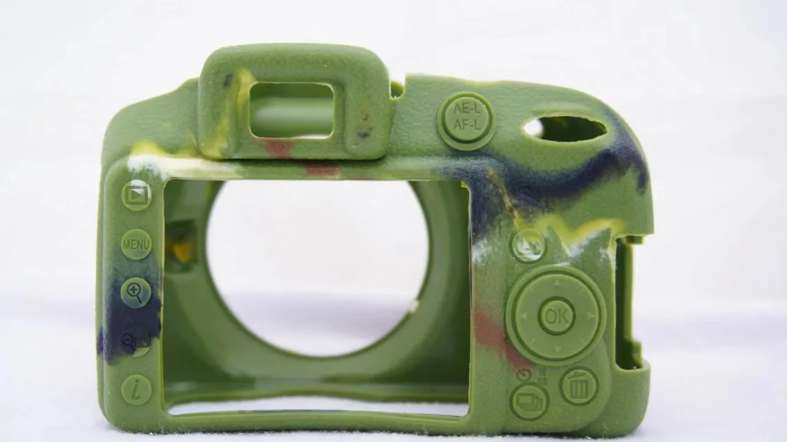 カメラ保護バッグ,ソフトシリコン,ゴム,ビデオケース,アクセサリー,ニコンd3300 dslr