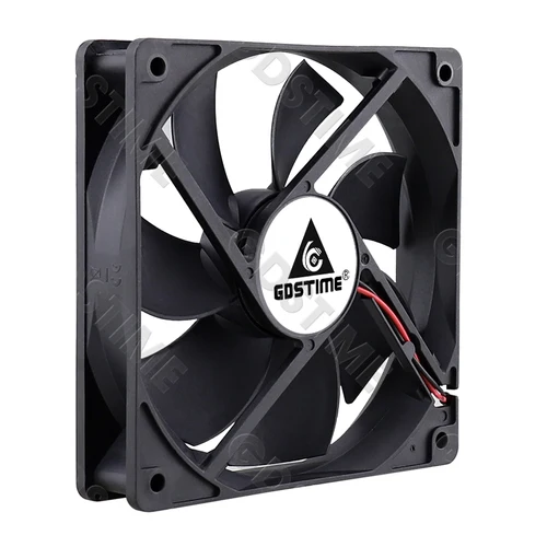Imagen 2 del producto Gdstime-ventilador de 120MM, Enfriador de 24V, 12V, 5V, 120MM x 25MM, ventilador de refrigeración para carcasa de ordenador, ventilador USB de 12CM para ordenador portátil, GPU, CPU, gabinete de refrigeración