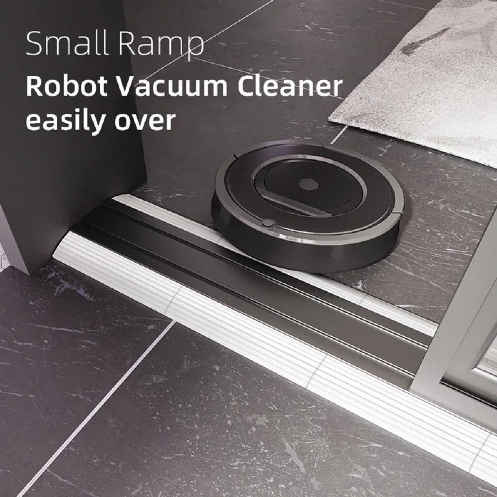 Set of 4 Household Threshold Bars Replaces Step Ramp Climbing Mat for Robot Vacuum Cleaner