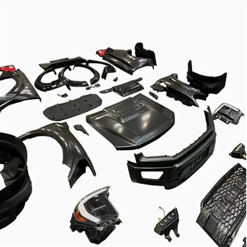 

Facelift Raptor Body Kit Front Bumper Grill Fender Flares For 2018-2021 F150 Upgr Bodykit for 2016 f150 xlt grill