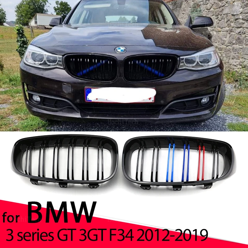 

Car Front Bumper Grilles Kidney Racing Grill For BMW F34 3 Series GT Gran Turismo Double Slat Replacement Grille