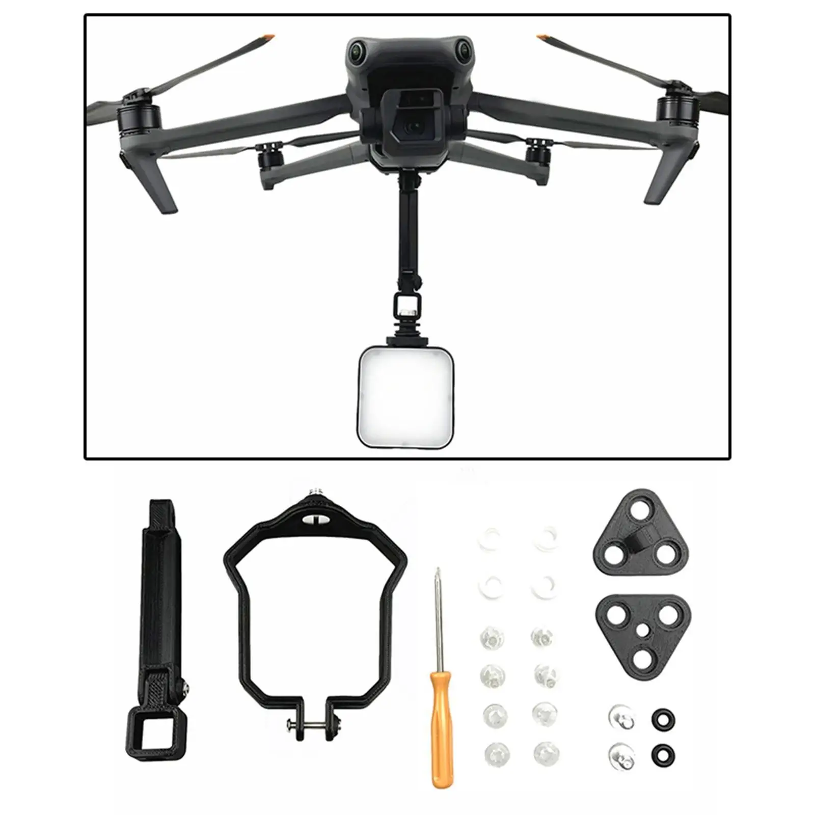 Extended Adapter Bracket Holder 1/4 Threaded Screw for DJI Mavic 3 Cine Part