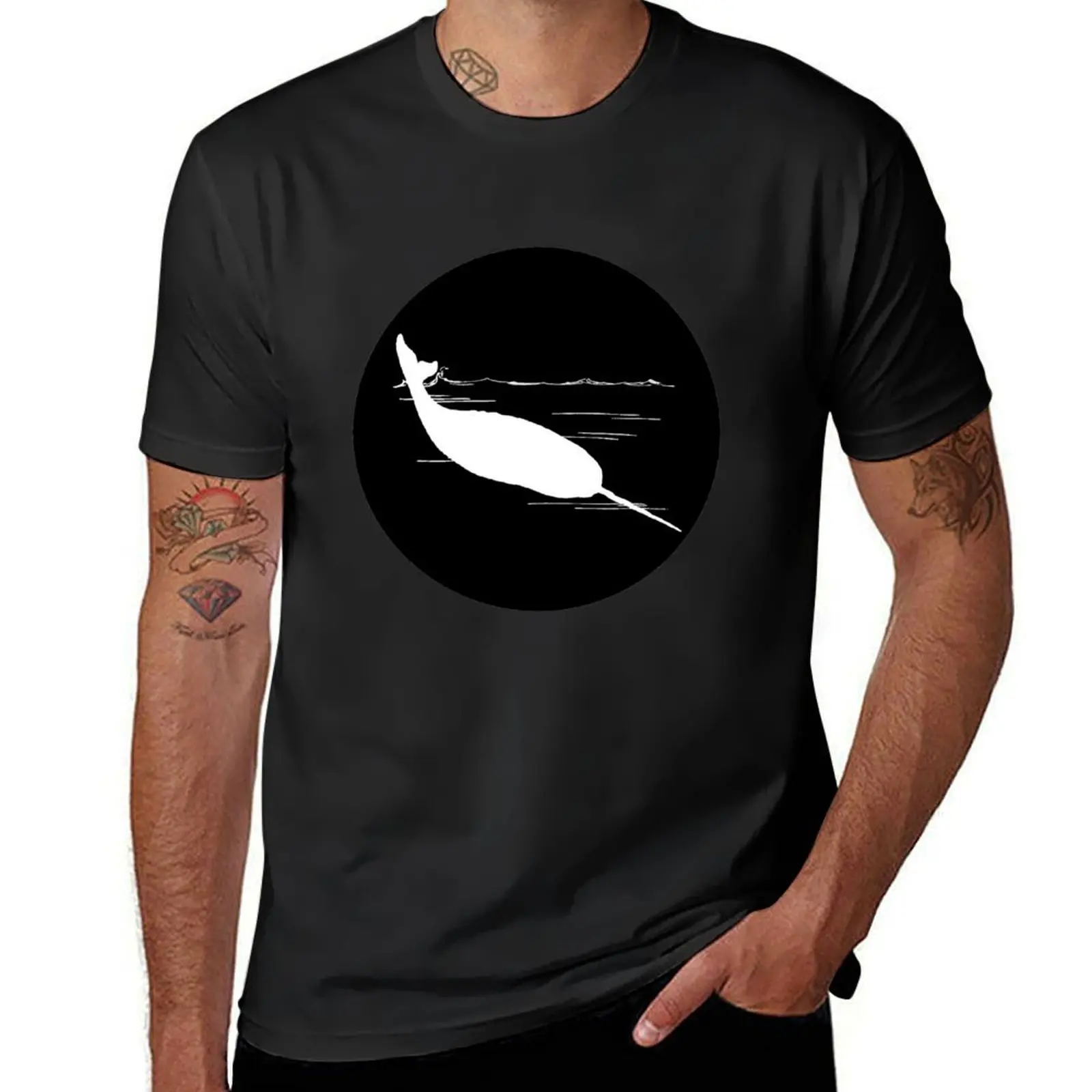 

Narwhal T-Shirt vintage clothes blacks aesthetic clothes funnys workout shirts for men