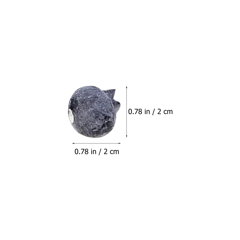 

50pcs Foam Artificial Blueberries Decorative Fake Fruits Lifelike Blueberries Props For Photography Teaching Props Desktop Decor