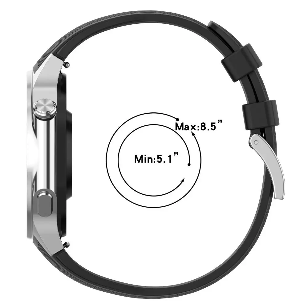 New Silicone Watch Strap Replacement Breathable Bracelet Needle Buckle Stripe Pattern Watchband for Oppo Watch X/Oneplus Watch2